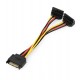 Конвертер Sata-Sata power, Cablexpert CC-SATAM2F-02, Cable internal SATA, for 2 HDD SATA