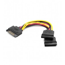 Конвертер Sata-Sata power, Cablexpert CC-SATAM2F-01, Cable internal SATA, for 2 HDD SATA