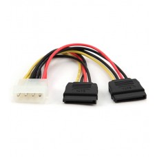 Конвертер Molex 4pin-2 x Sata power, Cable internal SATA, for 2 HDD, Cablepert CC-SATA-PSY