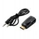 Конвертер HDMI m -> D-Sub (VGA) f, Cablexpert A-HDMI-VGA-02, Converter, black