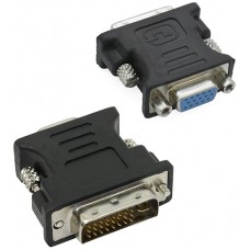 Конвертер DVI-A male -> D-Sub (VGA) female, Converter Cablexpert [A-DVI-VGA-BK]