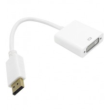 Конвертер DP m -> DVI f, Cablexpert A-DPM-DVIF-002-W, Белый, Converter, DisplayPort  A-M-DVIF-002-W, white