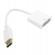 Конвертер DP m -> DVI f, Cablexpert A-DPM-DVIF-002-W, Белый, Converter, DisplayPort  A-M-DVIF-002-W, white