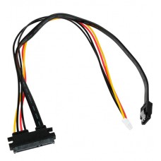 Конвертер  power, Cablexpert CC-XH2.54-SATA-40CM, Cable internal SATA, for 1 HDD - Sata 7pin+XH2.54