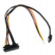 Конвертер  power, Cablexpert CC-XH2.54-SATA-40CM, Cable internal SATA, for 1 HDD - Sata 7pin+XH2.54