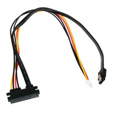 Конвертер  power, Cablexpert CC-XH2.54-SATA-30CM, Cable internal SATA, for 1 HDD - Sata 7pin+XH2.54