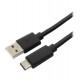 Кабель USB, Cablexpert CCP-USB2-AMCM-6, 1.8м, Cable Type A - Type C, USB 2.0, QC3.0, 3A/36W, black