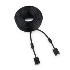 Кабель SVGA 15m/15m, Cablexpert CC-PPVGA-30M-B, 30м, Cable (for KVM - switch box), экранированный