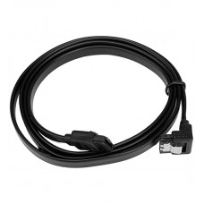 Кабель SATA, Cablexpert  CC-SATAM-DATA90-BL-100CM, Cable internal, data, угловой разъем