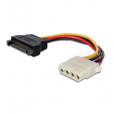 Кабель Molex 4m + SATA, Cablexpert CC-SATA-PS-M, Cable converter for power supply