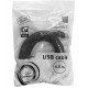 Кабель USB, Cablexpert CCF-USB2-AMAF-15, 4.5m, Cable (удлинитель) Type Am- Af, USB 2.0, black