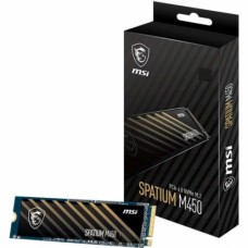 Твердотельный накопитель MSI SPATIUM M450 PCIe 4.0 NVMe M.2 500GB, Read 3600mb/s, Write 3000mb/s, Retail