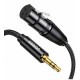 Аудиокабель UGREEN AV182 3.5mm Three-Pole Male to XLR Female Audio Cable, 2m, 20244