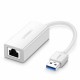 Адаптер UGREEN CR111 20255 USB 3.0 A To Gigabit Ethernet Adapter white ABS