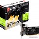 Видеокарта MSI GeForce GT 730, 2GB DDR3 64-bit 1xVGA 1xDVI 1xHDMI N730K-2GD3/LP