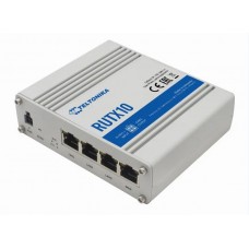 Маршрутизатор TELTONIKA/RUTX10 Промышленный/WAN 1xRJ45 1Gbps/LAN 3(4)xRJ45 1Gbps/Wi-Fi 802.11ac/USB-A/2 x RP-SMA WiFi; 1xRP-SMA Bluetooth antenna (RUTX10000000)