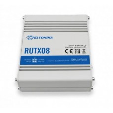 Маршрутизатор TELTONIKA/RUTX08 Промышленный (IP30 -40 °C/+75 °C)/WAN 1xRJ45 1Gbps/LAN 3xRJ45 1Gbps/USB 2.0(A) (RUTX08000000)