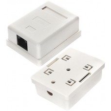 Розетка сетевая Cablexpert NA216, Net Socket RJ-45, 1 разъём