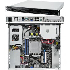 Серверный баребон Asus RS100-E10-PI2, Barebone server S1151 Xeon iC242, 4 DDR4 ECC, 4xGLAN+ 1xMgmt LAN, VGA, Rack 1U