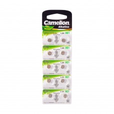 Батарейка CAMELION Alkaline AG1-BP10(0%Hg) 10 шт. в блистере