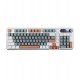 Клавиатура USB, Royal Kludge RKS98, KeyBoard mechanical, Chartreuse switch, 98 keys, 2,4/BT/cable,LCD, Camping