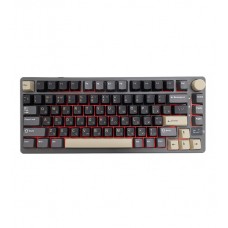 Клавиатура USB, Royal Kludge RKM75, KeyBoard mechanical, Brown switch, 81 keys, 2,4/BT/cable, Phantom