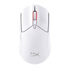 Мышь HyperX Pulsefire Haste 2, USB, Mouse Wireless, (6N0A9AA), Optical, 26000dpi, BT/2.4GHz, white