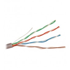 Кабель сетевой ExeGate UTP4-C5e-CU-S24-IN-PVC-GY-305-FLUKE, бухта, Cable UTP, (~305м)