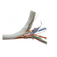 Кабель сетевой ExeGate  FUTP4-C5e-CU-S24-IN-PVC-GY-305 бухта, Cable FTP, (~305м)