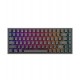 Клавиатура USB, Royal Kludge RK84, KeyBoard mechanical, Red switch, 84 keys, 2,4/BT/cable, Black