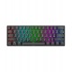 Клавиатура USB, Royal Kludge RK61, KeyBoard mechanical, Red switch, 2,4/BT/cable, 61 keys, Black