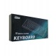 Клавиатура USB, Royal Kludge RK61 Plus White-Klein Blue, KeyBoard mechanical, Brown switch, 61 keys, 2,4/BT