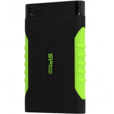 Внешний жесткий диск Silicon Power A15, SP020TBPHDA15S3K, 2 TB, black-green, HDD USB USB 3.1