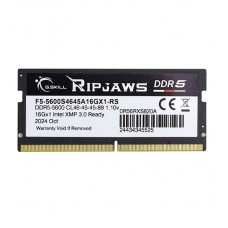 Модуль памяти для ноутбука, G.Skill RipJaws, F5-5600S4645A16GX1-RS, DDR5, 16 GB, SO-DIMM  46-45-45-89