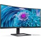 Монитор 34" PHILIPS 346E2CUAE/00/01 VA 3440x1440 100Hz R1500 1мс 3000:1 1xDP 2xHDMI 5xUSB 2x5W