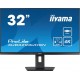 Монитор IIYAMA XUB3293UHSN-B5, 32'' 16:9 3840x2160 (UHD) IPS, 60Mhz nonGLARE, 350cd/m2, H178°/V178°, 1000:1, 80M:1, 16.7M, 4ms,  HDMI, DP, 2xUSB, HDCP, USB C, RJ45,  3Y, Black (XUB3293UHSN-B5)