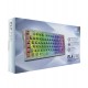 Клавиатура USB, Redragon Elf PRO RU, прозрачный/белый, KeyBoard Bluetooth, wireless, transparent/white, (71688)