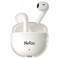 Беспроводная гарнитура Netac True LK85, Белый, Bluetooth garnitura BT 5.3, 20-20000Hz, ENC, d13mm, white