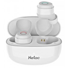 Беспроводная гарнитура Netac True LK55, Белый, Bluetooth garnitura BT 5.3, 20-20000Hz, 16ohm, white