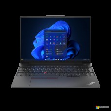 Ноутбук Lenovo ThinkPad E16 G2, Intel Core Ultra 5 125U (E-cores up to 3.60GHz, 12MB), 16", 1920 x 1200, No OS, 16GB, 512GB SSD M.2 2242 PCIe Gen4 TLC Opal, Intel Graphics, BT 5.1, Wi-Fi 6E 2x2 AX, 1080P FHD IR