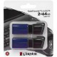 Флешка USB Kingston DTXM, 64GB, Черный-синий, flash DTXM/64GB-2P, USB 3.2, black-blue