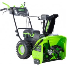 Снегоуборщик аккумуляторный Greenworks 2602807 82V 61 см самоходный бесщеточный без АКБ и ЗУ