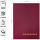 Папка адресная OfficeSpace 220х310 "НА ПОДПИСЬ", бумвинил, бордовая (025-160234)