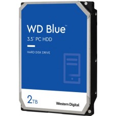 Жесткий диск 2000 GB Western Digital Blue, WD20EZBX, 7200rpm, 256MB cache, SATA 6 Gb/s