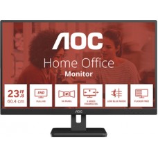 Монитор 24" AOC 24E3UM/01 VA 1920x1080 75Hz 4ms 350cd/m 3000:1 HDMI DP USB 2x2W Black