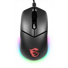 Мышь MSI Clutch GM11. Полноцветная RGB подсветка с 7 световыми эффектами. 5-уровневый сенсор