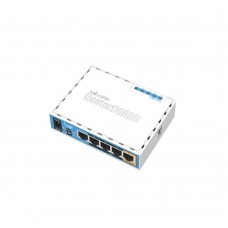 Wi-Fi точка доступа MikroTik RB951Ui-2nD  RouterBOARD hAP (5UTP 100Mbps, 1WAN, 802.11b/g/n, 1xUSB, 1