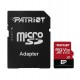 Карта памяти microSDXC 512GB, Patriot PEF512GEP31MCX, Class 10, UHS-I, U3, +adapter SD