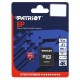 Карта памяти microSDXC 512GB, Patriot PEF512GEP31MCX, Class 10, UHS-I, U3, +adapter SD