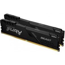 Оперативная память DDR4 16 GB {комплект} <3600MHz> Kingston Fury Beast, KF436C17BBK2/16, (2x8GB)